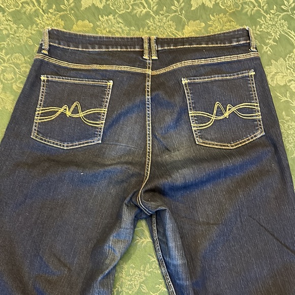 NY&C New York Company Curvy skinny denim blue jeans size 18 tall good condition. - Picture 6 of 7